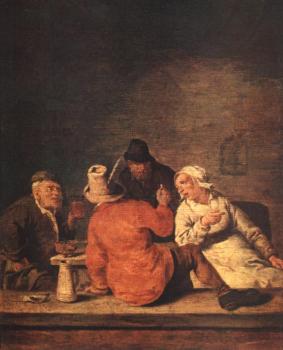 Jan Miense Molenaer : Peasants in the Tavern